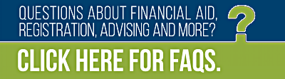 FAQs blue and green image