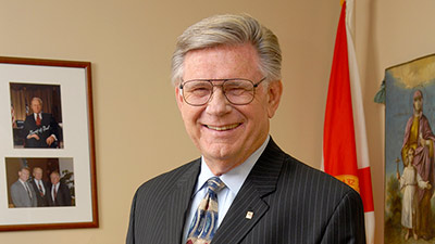 portrait of former SPC President Carl Kuttler