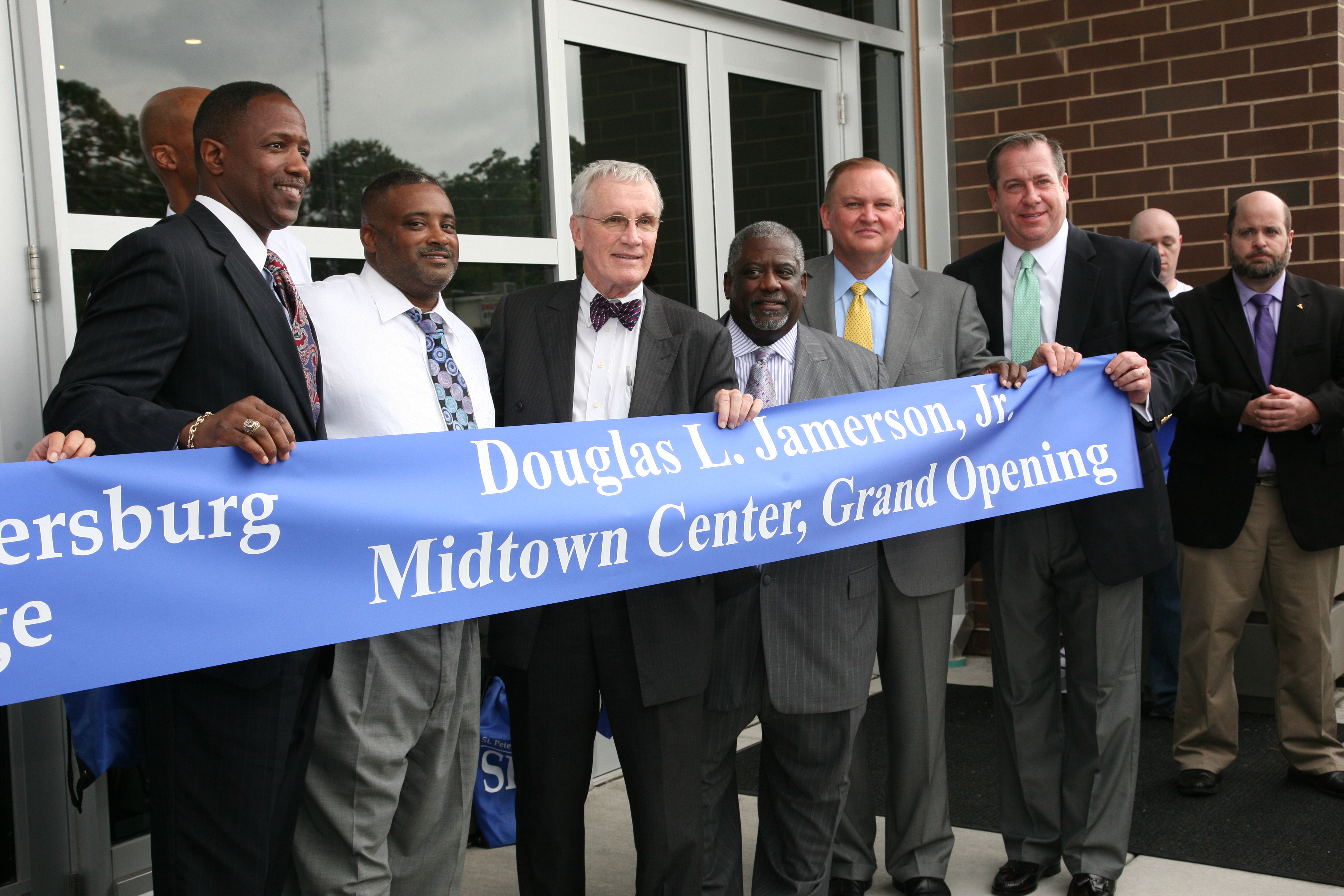 Grand opening of Midtown Center with Dr. William Law and several community leaders