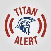 Titan alert logo with Titus image