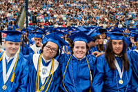 group of SPC graduate waiting to graduate