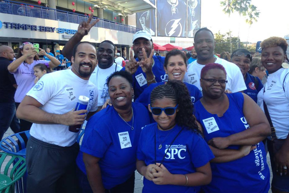 People posing at the SPC Midtown Center Diabetes Race
