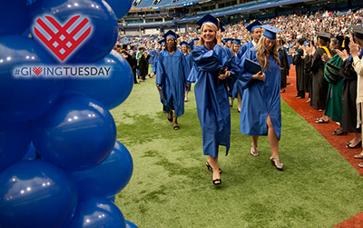 Giving Tuesday Campaign Delivers for the College banner image