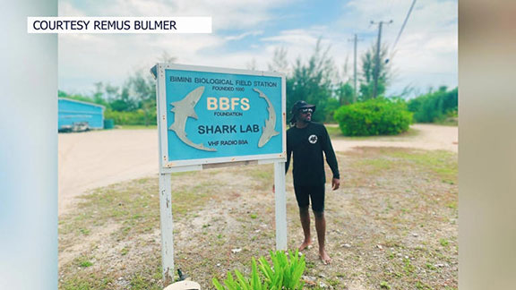 Bimini Shark Lab sign