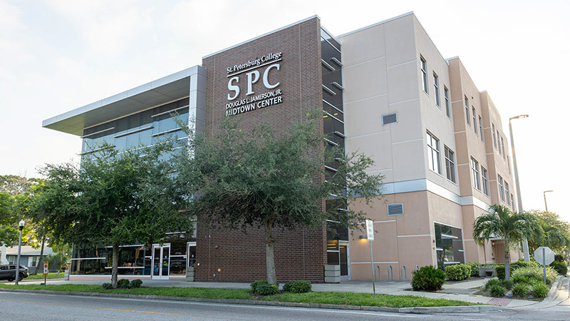 daytime image of SPC's Midtown Center