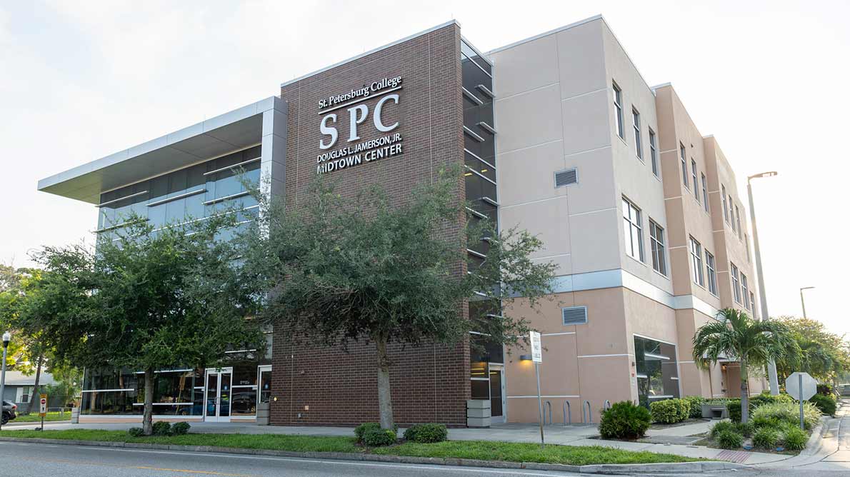 daytime image of SPC's Midtown Center