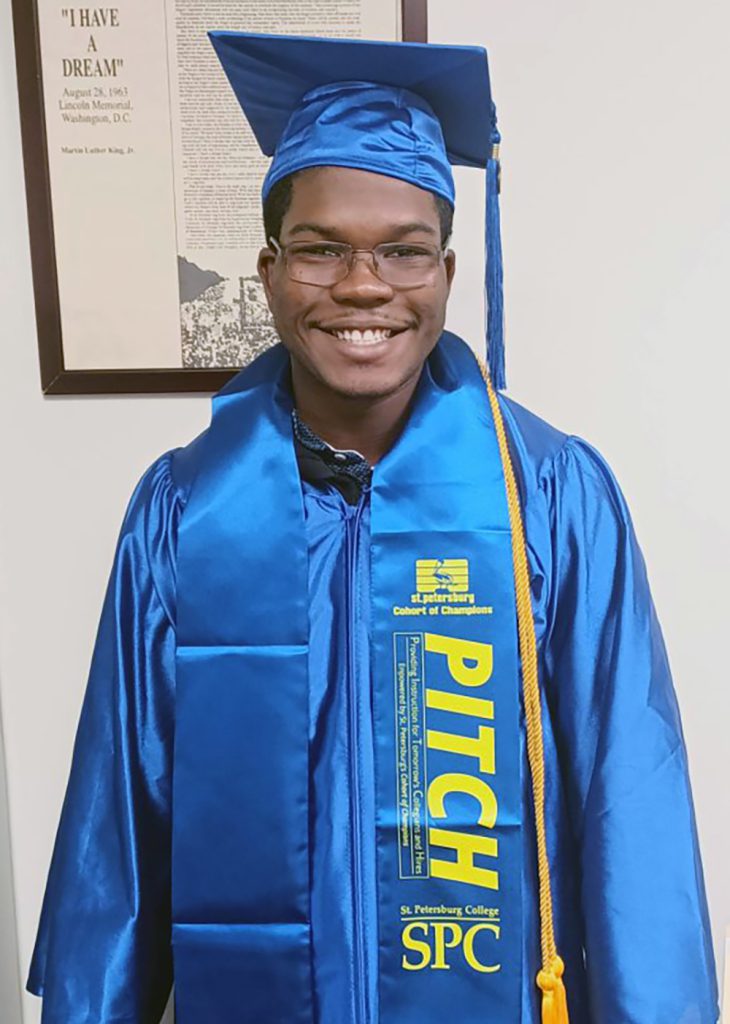 Antoine Foster graduates with 4.0 GPA