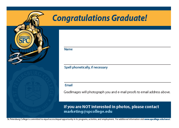 graduation name card graphic