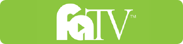finaincial aid tv logo on green background