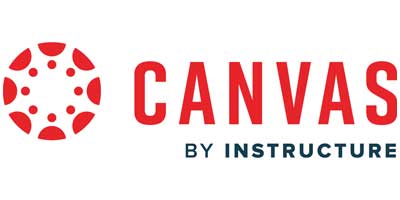 Canvas logo in red and blue